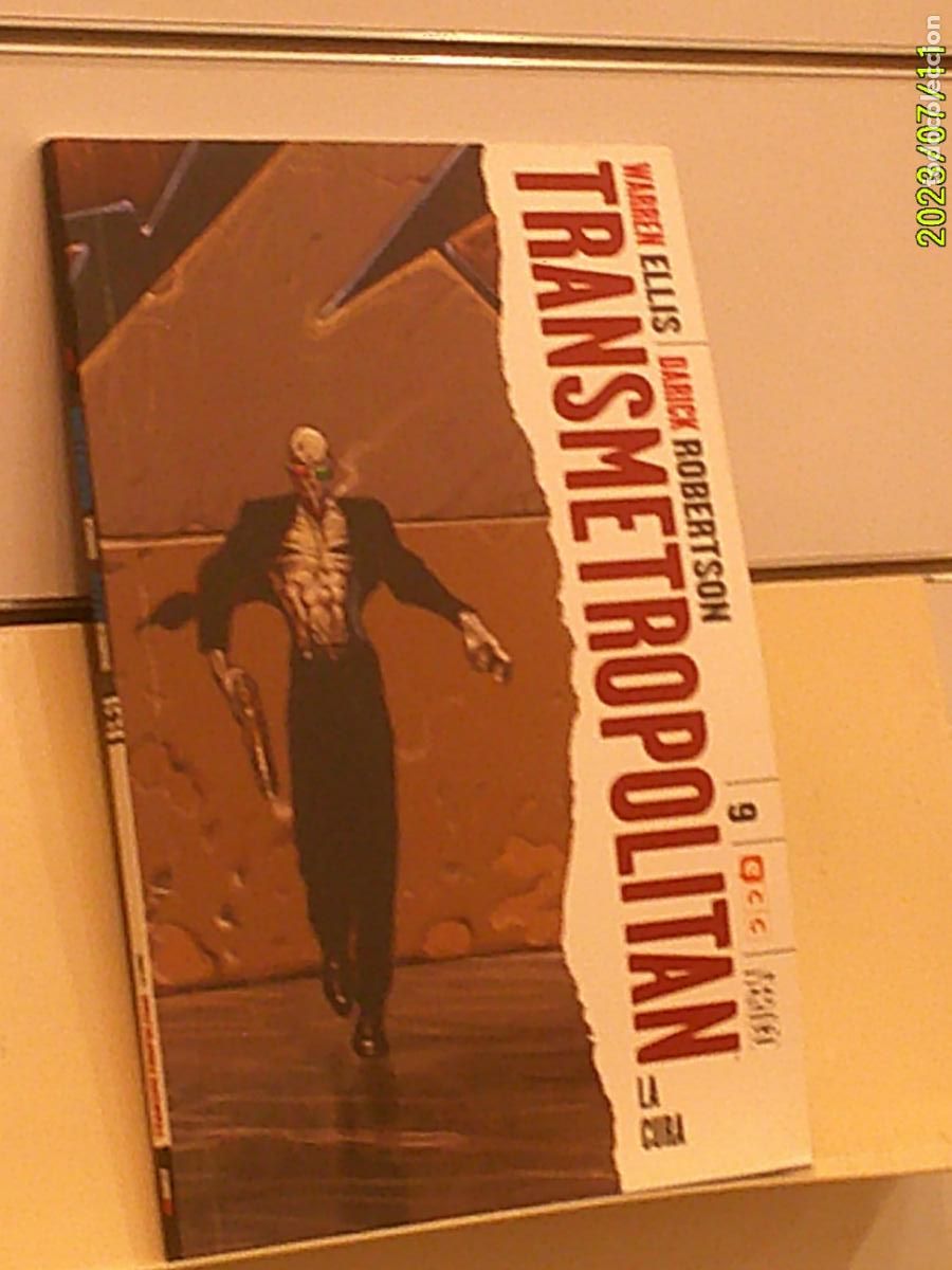 C&oacute;mics: TRANSMETROPOLITAN N&ordm; 9 LA CURA WARREN ELLIS COLECCION VERTIGO - ECC OFERTA