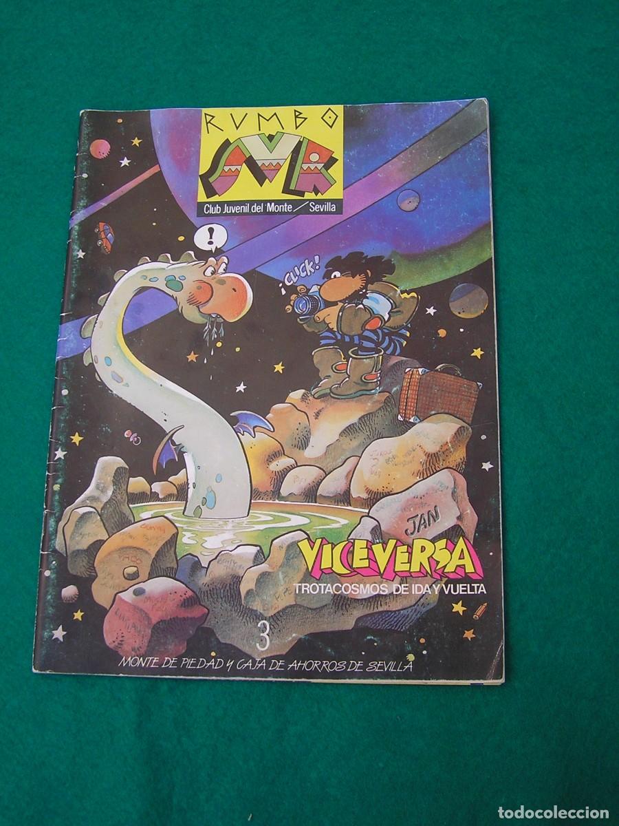 C&oacute;mics: Revista juvenil de comics RUMBO SUR N&ordm;3.Gran formato.A&ntilde;o 1985. Autores:Jan, Palacios,Bermejo,Ventura