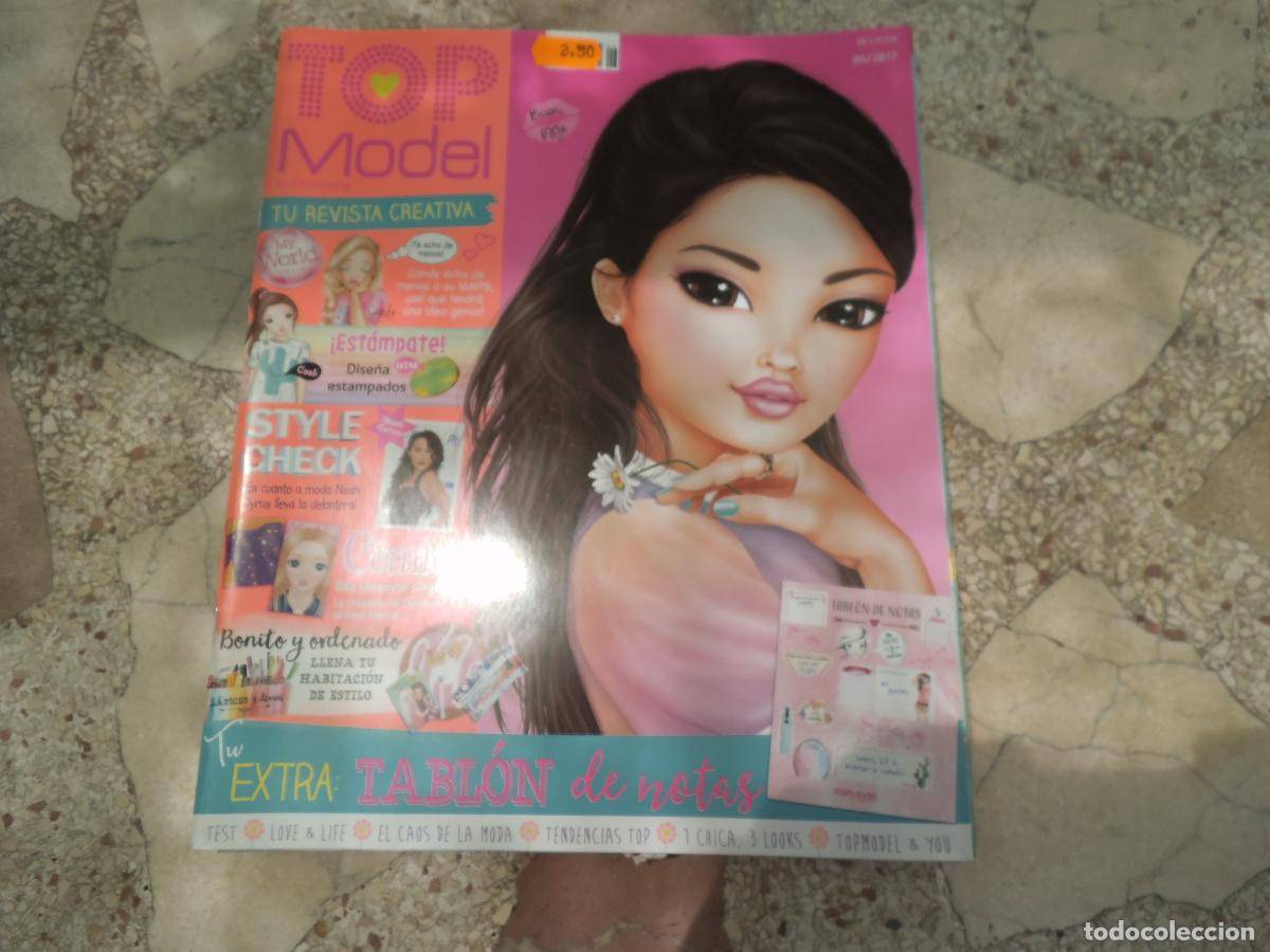 C&oacute;mics: top model , revista creativa 06/2017, con poster,tablon de anuncios, pegatinas, carnaval