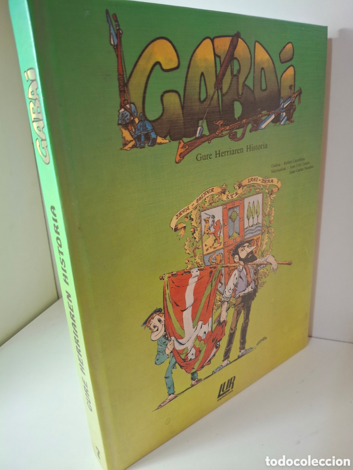 C&oacute;mics: GABAI, GURE HERRIAREN HISTORIA, TOMO 7, R. CASTELLANO-LANDA-NAZABAL, LUR ARGITALETXEA, 1990