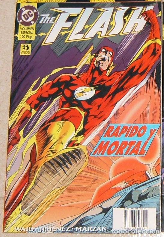 C&oacute;mics: FLASH . N&ordm; 4 . RAPIDO Y MORTAL . Mark Waid y Oscar Jim&eacute;nez . EDICIONES ZINCO - Foto 1