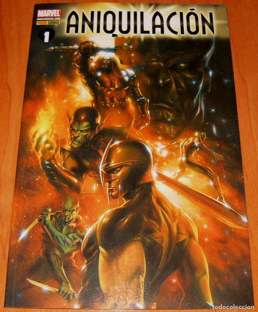 C&oacute;mics: ANIQUILACION . N&ordm; 1 . PANINI . TOMO CON MINISERIE DE NOVA COMPLETA