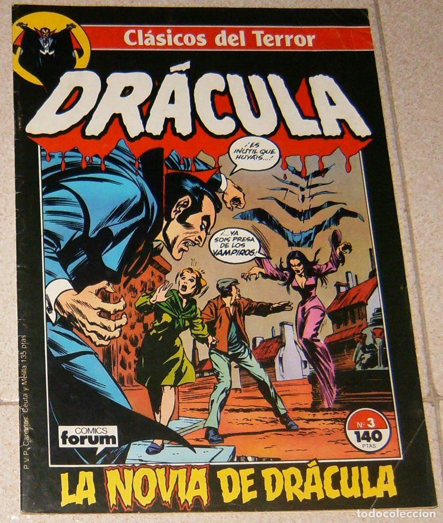 C&oacute;mics: DRACULA . CLASICOS DEL TERROR . N&ordm; 3 . FORUM - Foto 1