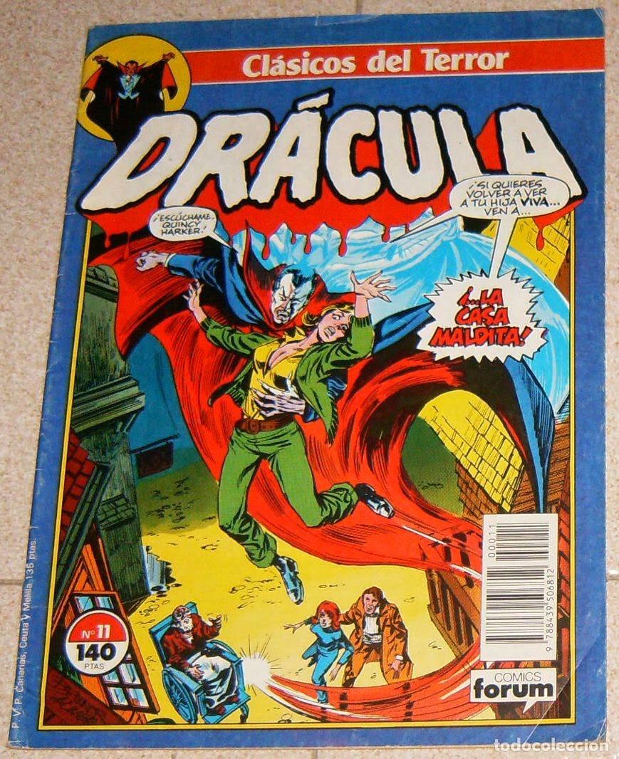 C&oacute;mics: DRACULA . CLASICOS DEL TERROR . N&ordm; 11 . FORUM