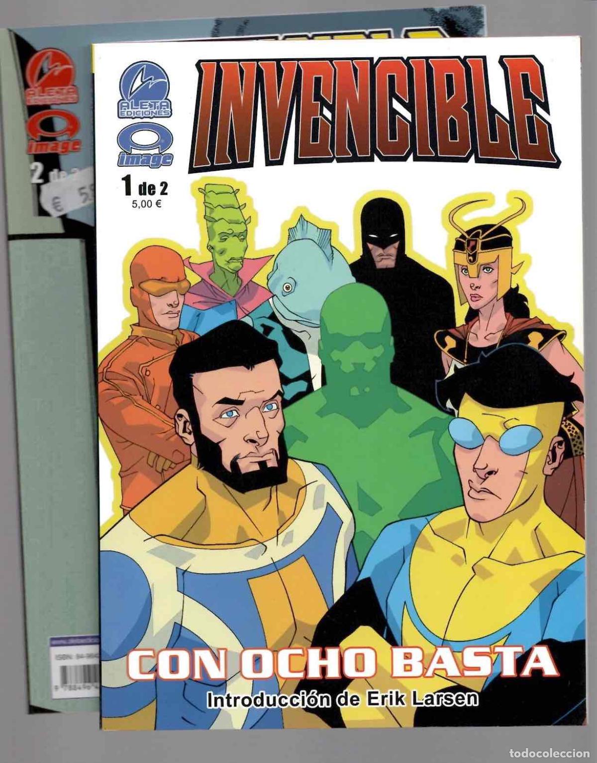 C&oacute;mics: INVENCIBLE CON OCHO BASTA SERIE LIMITADA 1 Y 2, COMPLETA. ALETA EDICIONES 2003