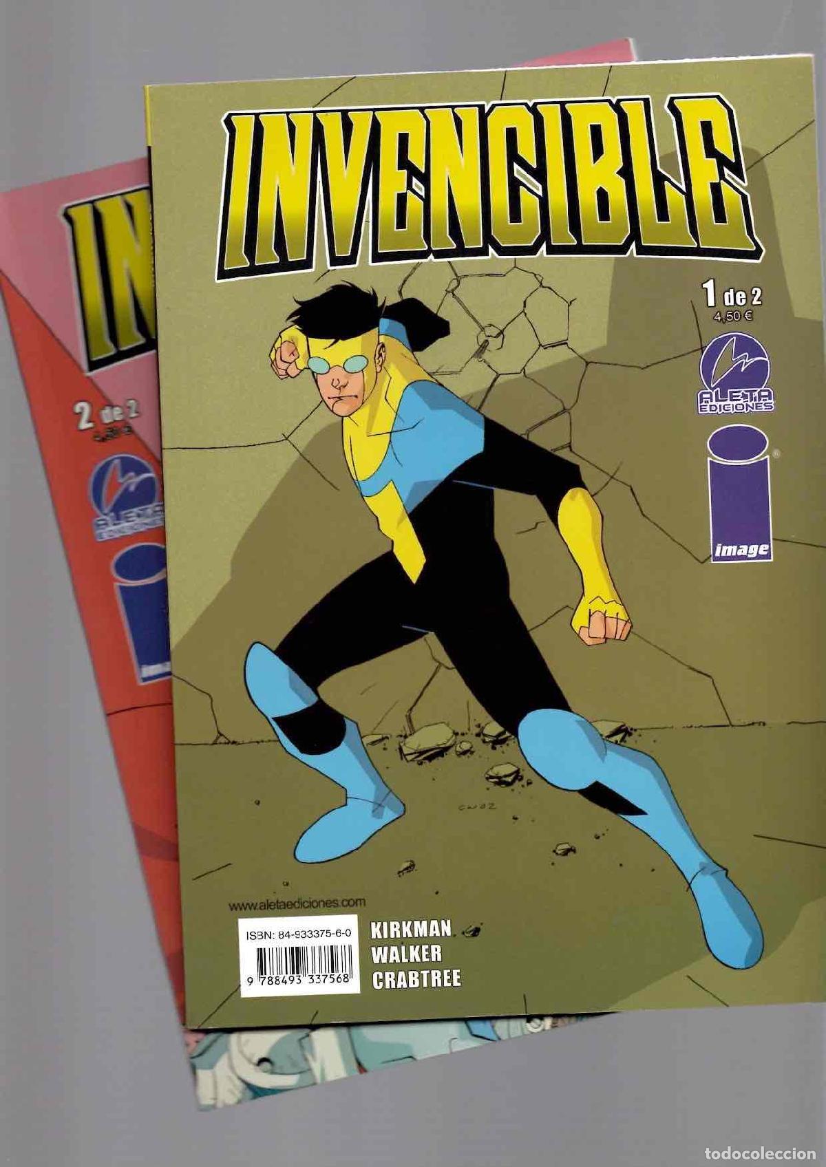 C&oacute;mics: INVENCIBLE SERIE LIMITADA 1 Y 2, COMPLETA. ALETA EDICIONES 2003