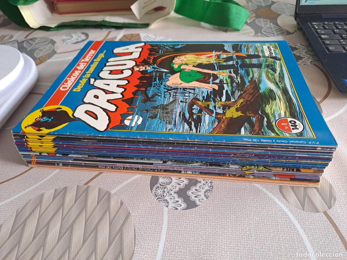 C&oacute;mics: Dr&aacute;cula completa 17 n&uacute;meros, F&oacute;rum en muy buen estado Bolsa DA - Foto 2