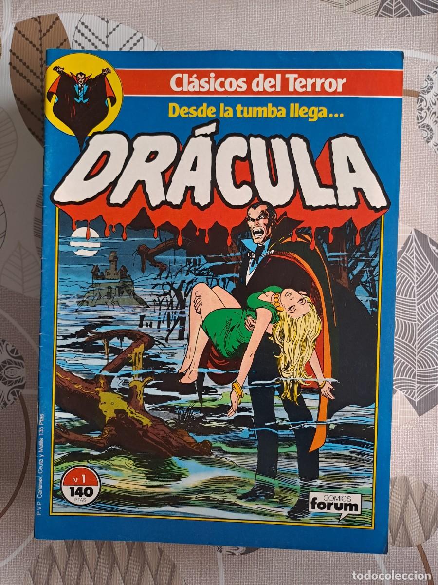 C&oacute;mics: Dr&aacute;cula completa 17 n&uacute;meros, F&oacute;rum en muy buen estado Bolsa DA - Foto 1