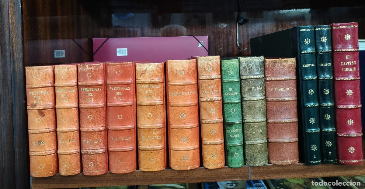 C&oacute;mics: Lote 8 Colecciones de Tebeos Antiguos Encuadernados en Piel