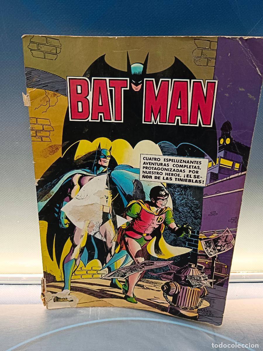 C&oacute;mics: BATMAN-N&ordm;3-CUATRO ESPELUZNANTES AVENTURAS COMPLETAS, a&ntilde;o 1979, portada da&ntilde;ada