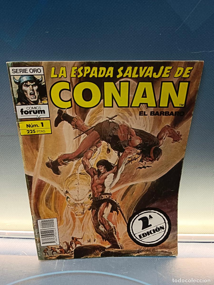 C&oacute;mics: LA ESPADA SALVAJE DE CONAN VOL. 1, 2&ordf; EDICI&Oacute;N, N&ordm; 1 - FORUM, buen estado
