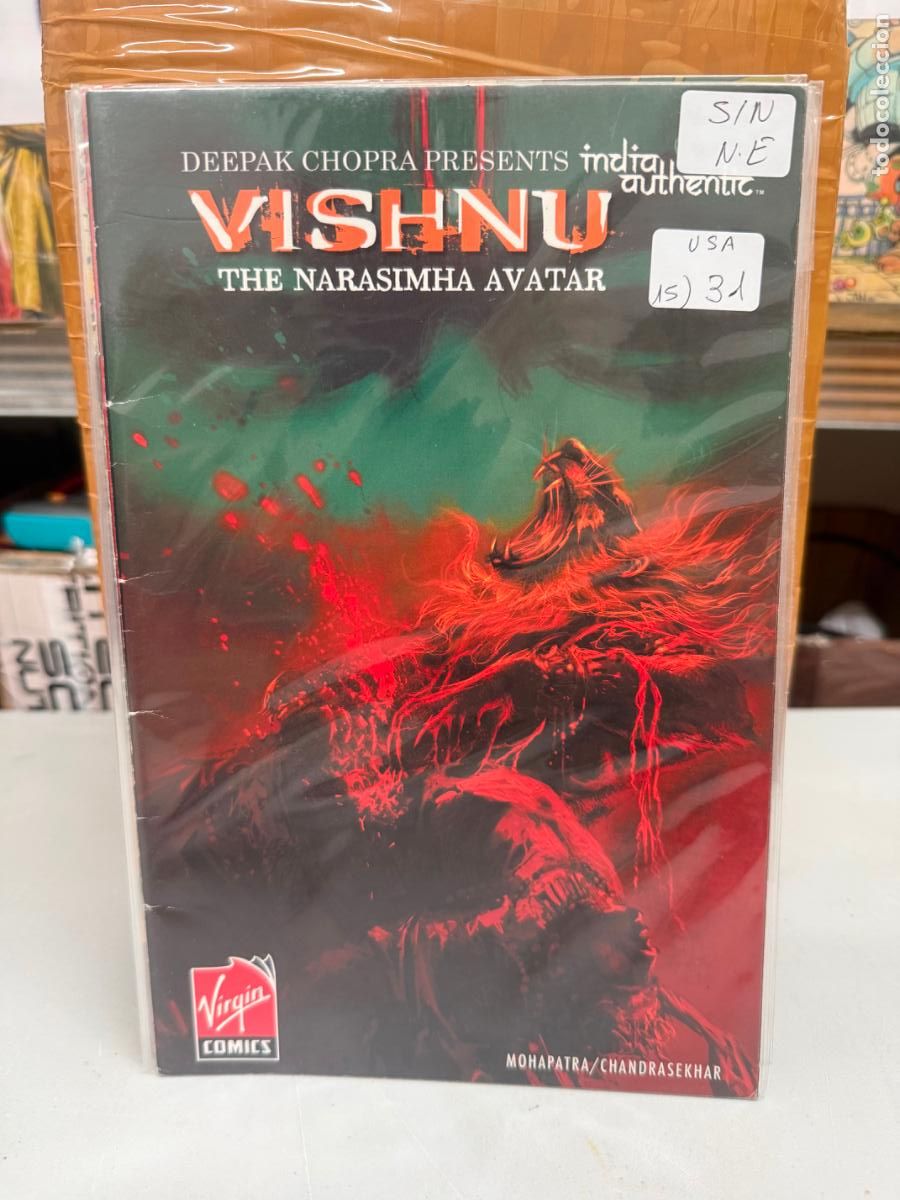 C&oacute;mics: VISHNU NUMERO SIN NUMERO EN INGLES