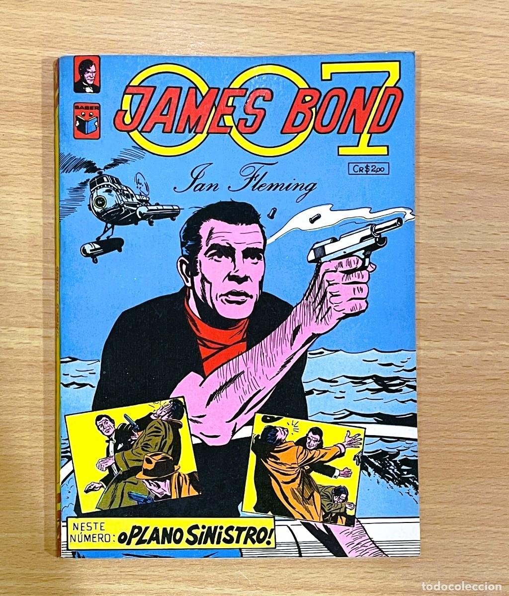 C&oacute;mics: C&Oacute;MIC JAMES BOND 007 n&ordm; 4 EN PORTUGU&Eacute;S - O PLANO SINISTRO!. ED. SABER SA, 1971