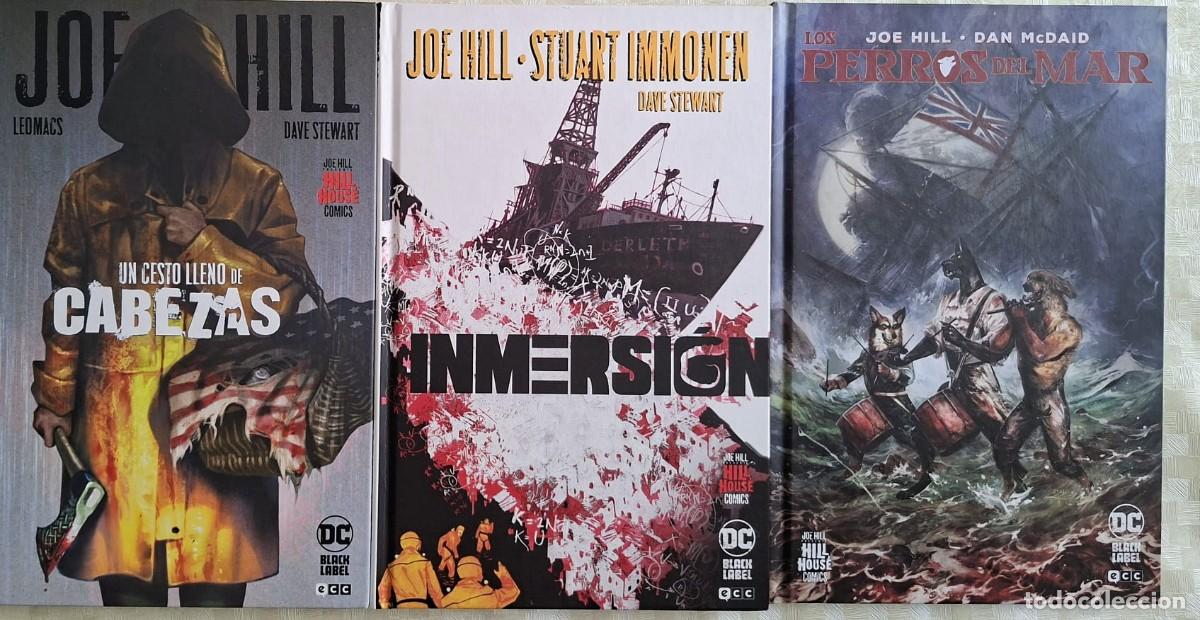 C&oacute;mics: Lote de 3 tomos de la serie JOE HILL HOUSE COMICS. DC Black label ECC Ed.