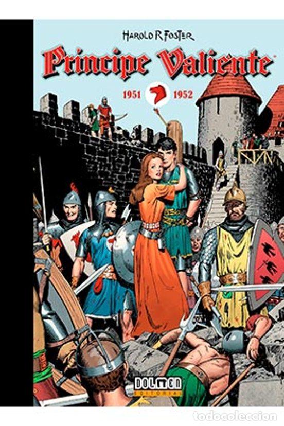 C&oacute;mics: Pr&iacute;ncipe Valiente 1951-1952 (Dolmen) - Harold Foster; Harold Foster