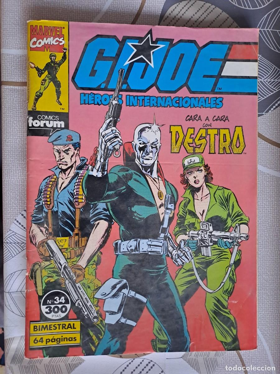 C&oacute;mics: G.I.Joe 34 con poster, F&oacute;rum en buen estado