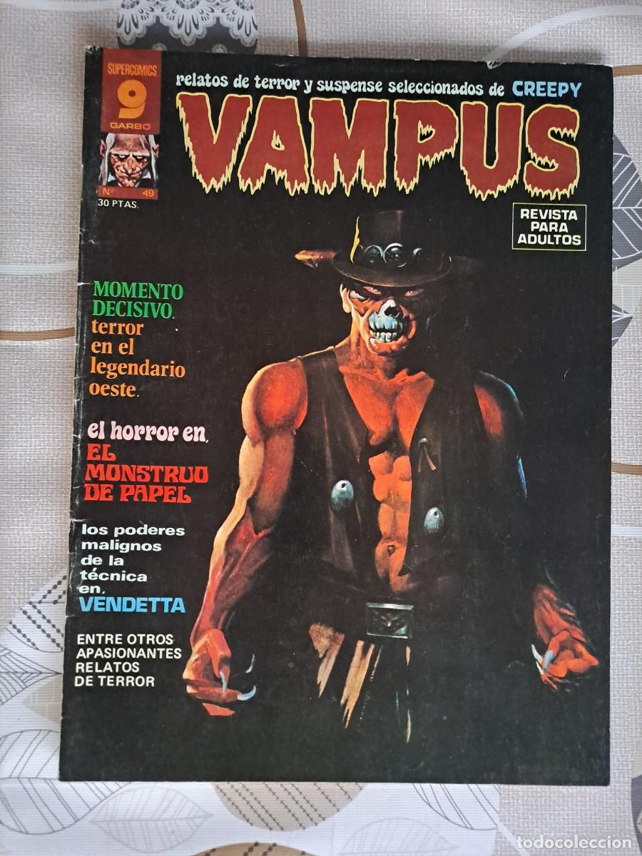 C&oacute;mics: Vampus 49 con el poster, Garbo en buen estado