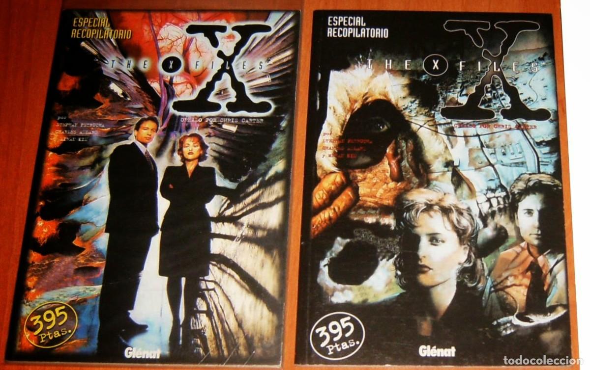 C&oacute;mics: EXPEDIENTE X . X-FILES . ESPECIAL RECOPILATORIO . N&ordm; 1 y 2 . LOTE DE 2 TOMOS . Ediciones Gl&eacute;nat