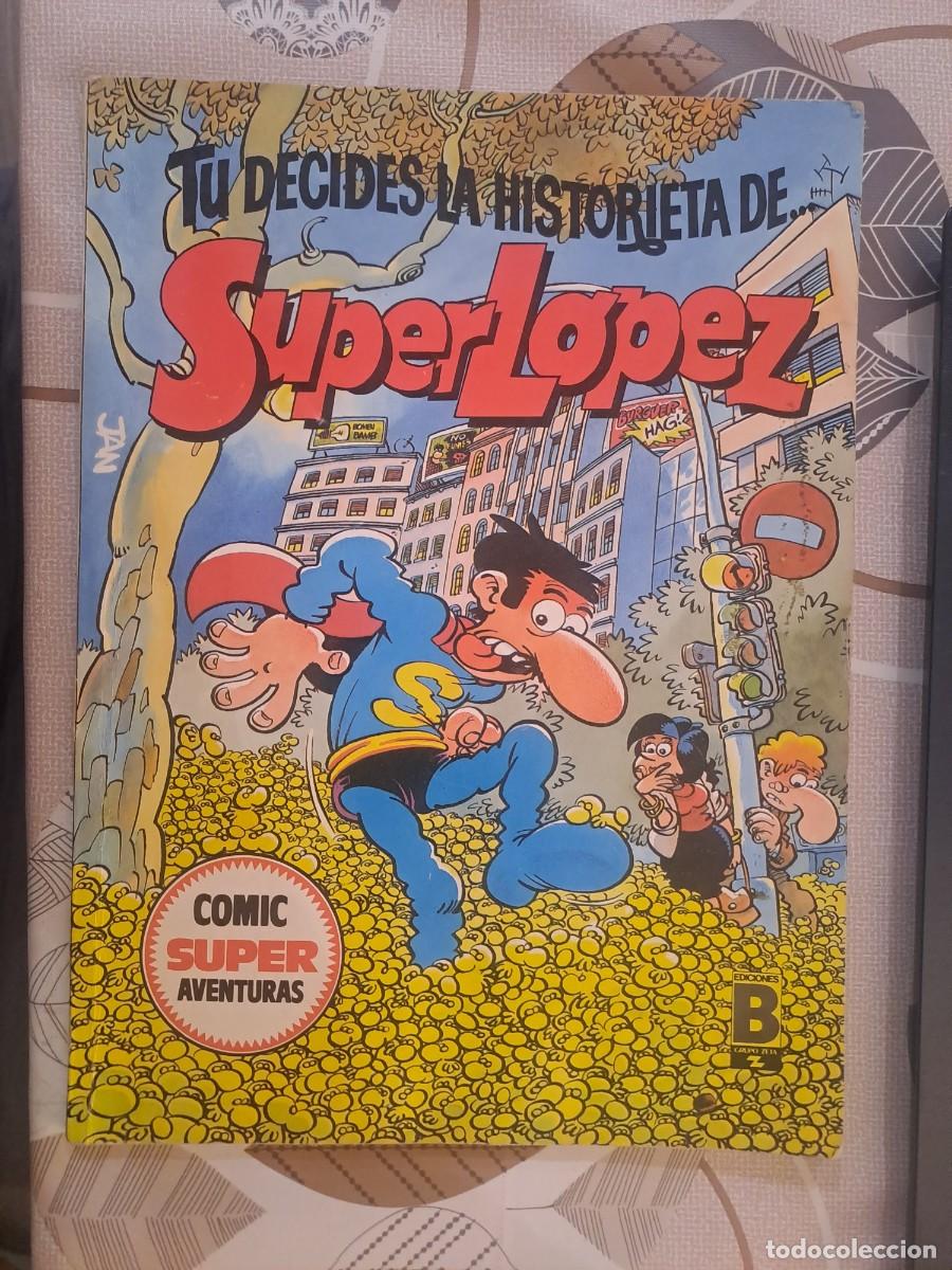 C&oacute;mics: Super Lopez, tu decides la historieta, ediciones B en buen estado