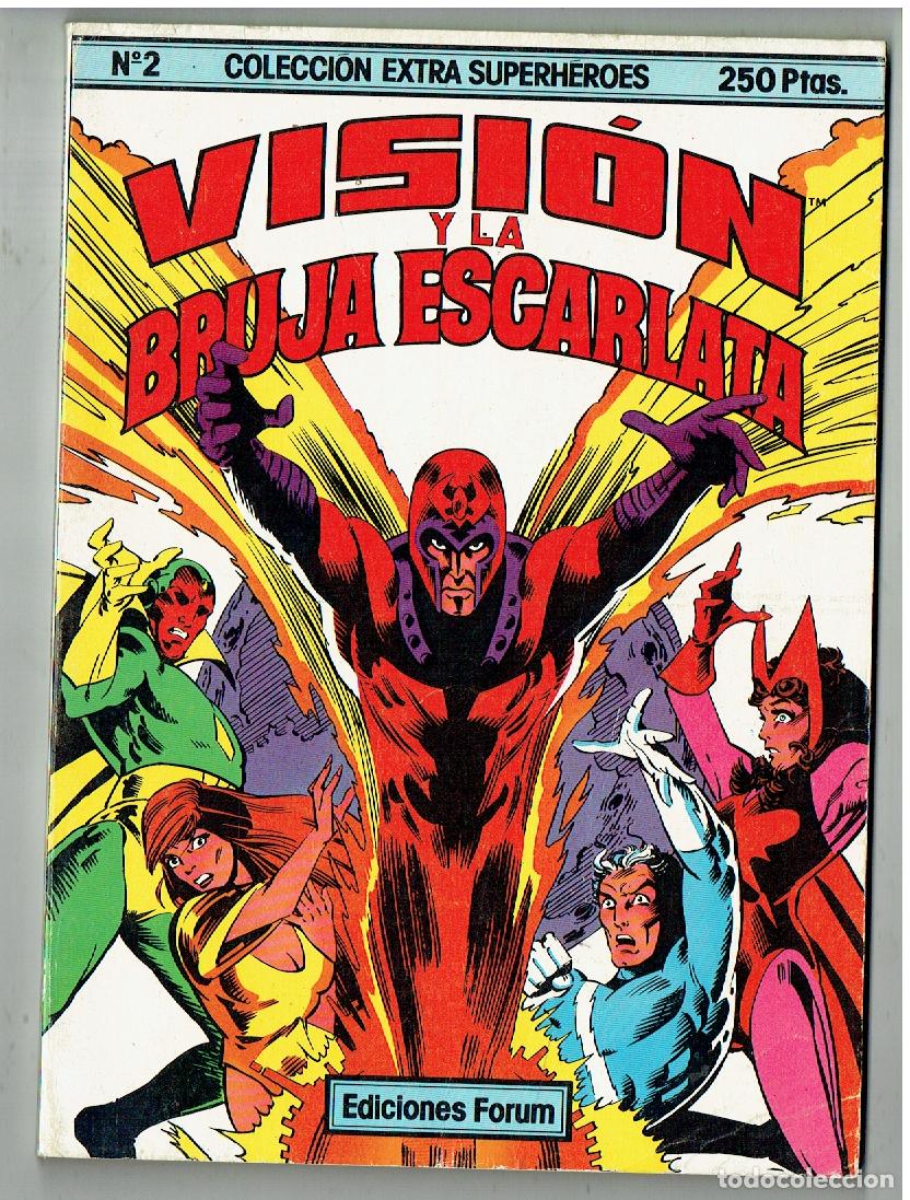 C&oacute;mics: VISI&Oacute;N Y LA BRUJA ESCARLATA. COLECCI&Oacute;N EXTRA SUPERH&Eacute;ROES. N&ordm; 2. FORUM.(B/39.3 RUM)