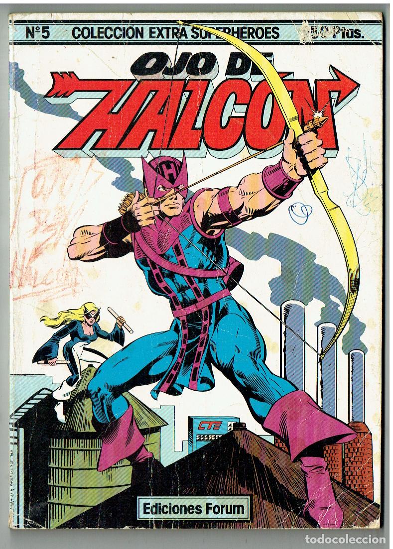 C&oacute;mics: OJO DE HALC&Oacute;N. COLECCI&Oacute;N EXTRA SUPERH&Eacute;ROES. N&ordm; 5. FORUM.(B/39.3 RUM) - Foto 1