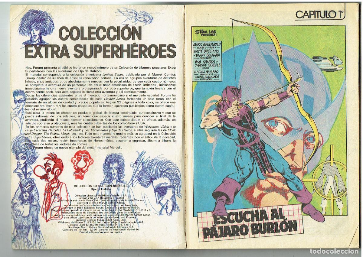 C&oacute;mics: OJO DE HALC&Oacute;N. COLECCI&Oacute;N EXTRA SUPERH&Eacute;ROES. N&ordm; 5. FORUM.(B/39.3 RUM) - Foto 3