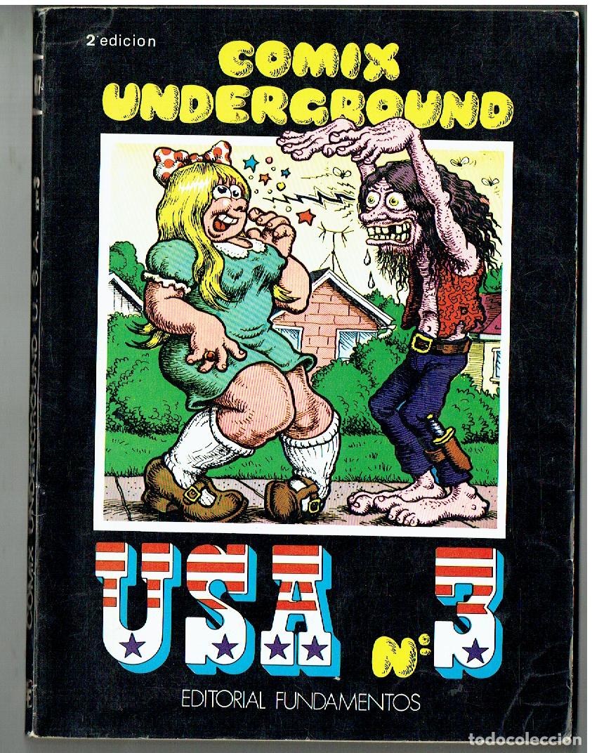 C&oacute;mics: COMIX UNDERGROUND. 2&ordf; EDC. USA N&ordm; 3. EDITORIAL FUNDAMENTOS. 2&ordf; ECC, 1979.(B/39.3 RUM) - Foto 1