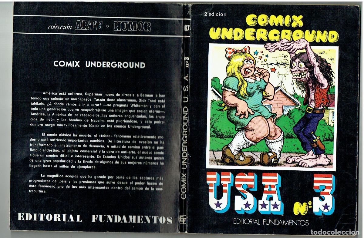 C&oacute;mics: COMIX UNDERGROUND. 2&ordf; EDC. USA N&ordm; 3. EDITORIAL FUNDAMENTOS. 2&ordf; ECC, 1979.(B/39.3 RUM) - Foto 4