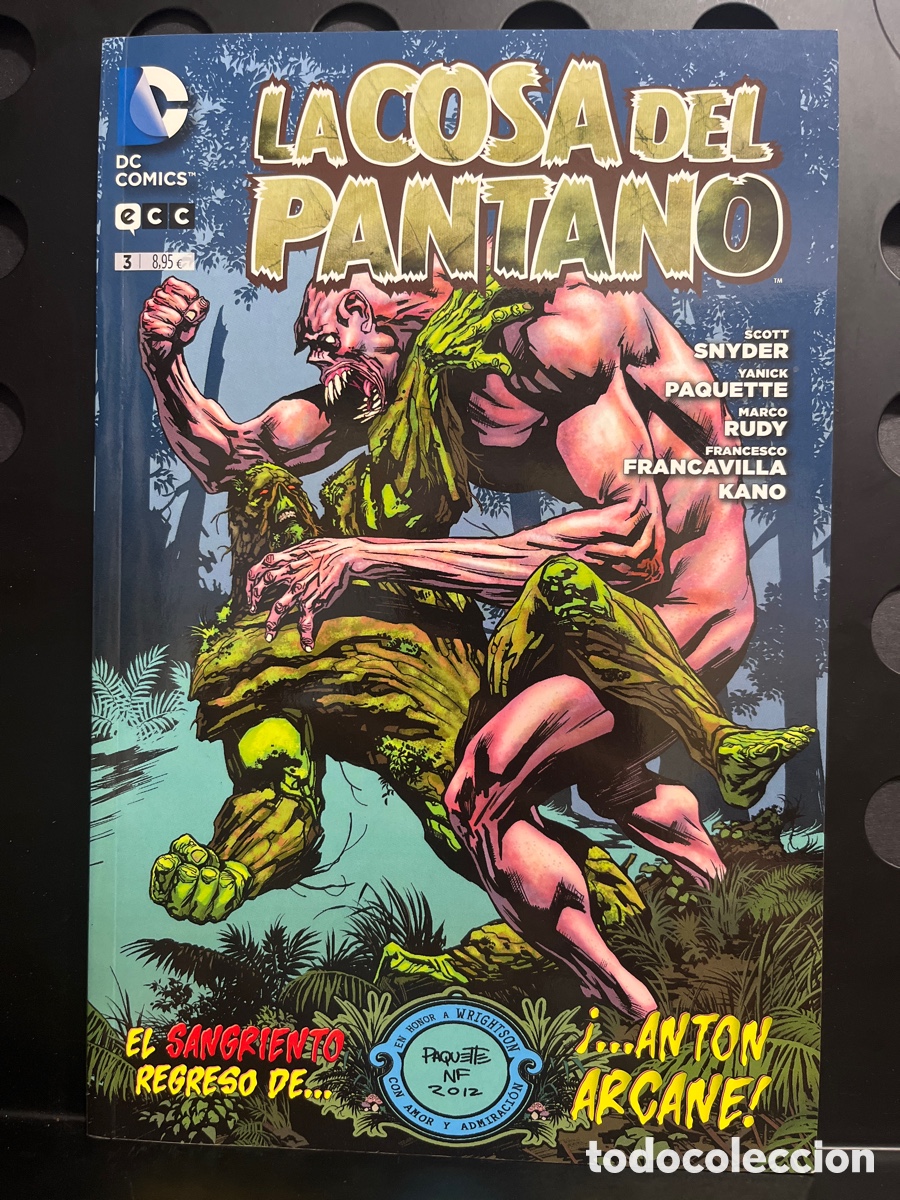 C&oacute;mics: LA COSA DEL PANTANO N.3 NUEVO UNIVERSO DC EL REGRESO DE ANT&Oacute;N ARCANE ECC ( 2012/2015 )