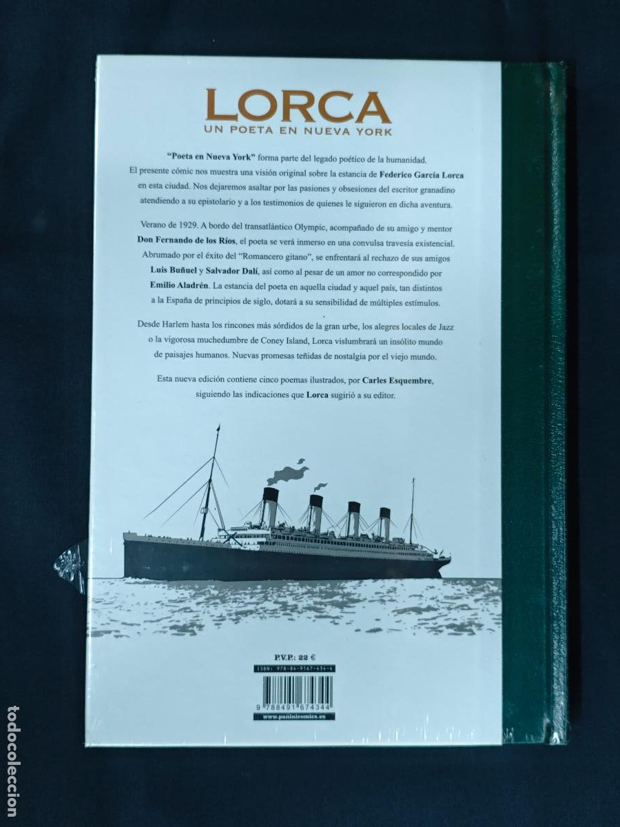 C&oacute;mics: PRECINTADO - LORCA UN POETA EN NUEVA YORK - EVOLUTION COMICS - - Foto 2