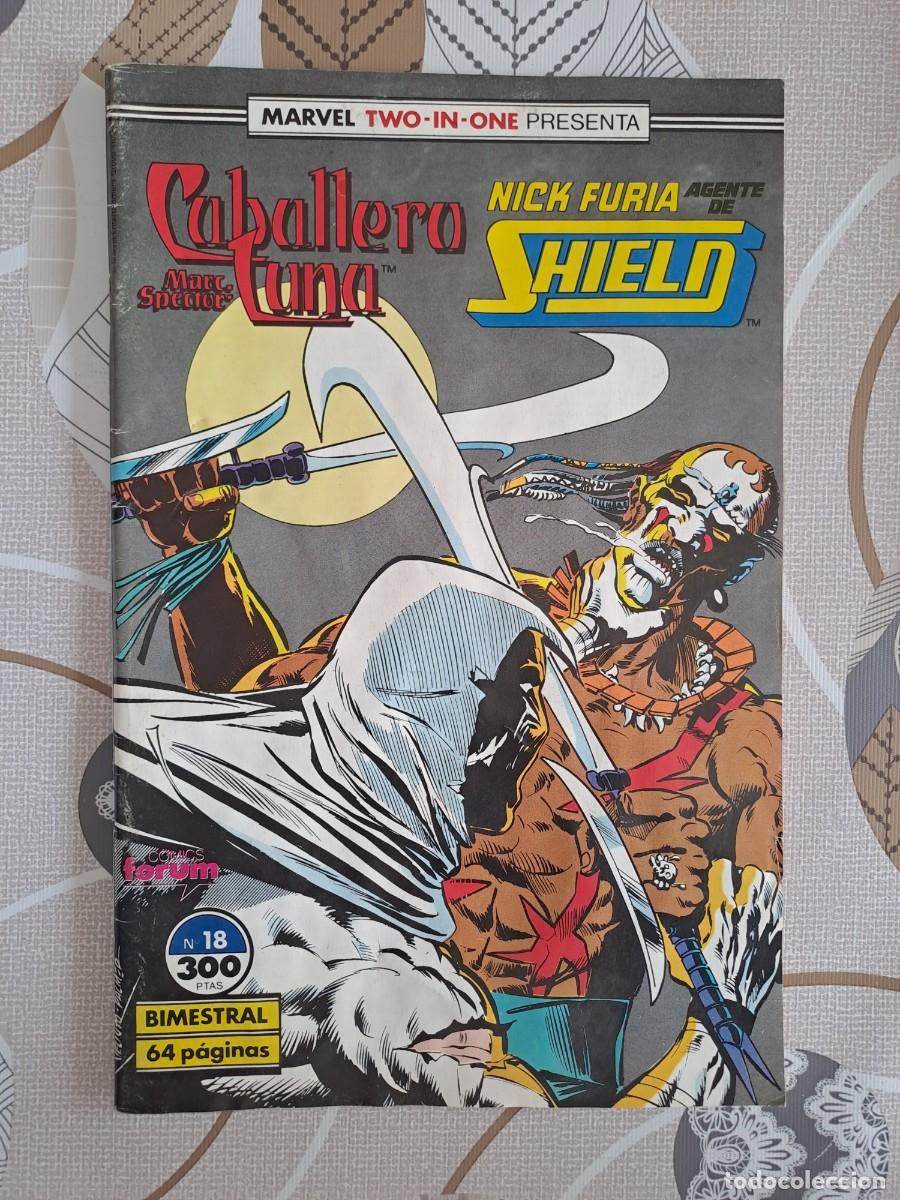 C&oacute;mics: Marvel two-in-one 18, Caballero Luna Nick Furia, F&oacute;rum en buen estado