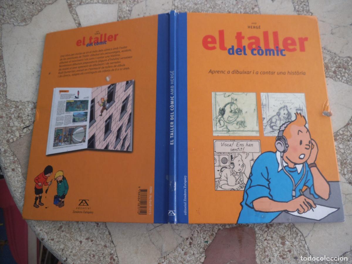 C&oacute;mics: herge, el taller del comic editorial zz, , 30x23, tapa dura, 2009, 50 paginas, color, en catalan