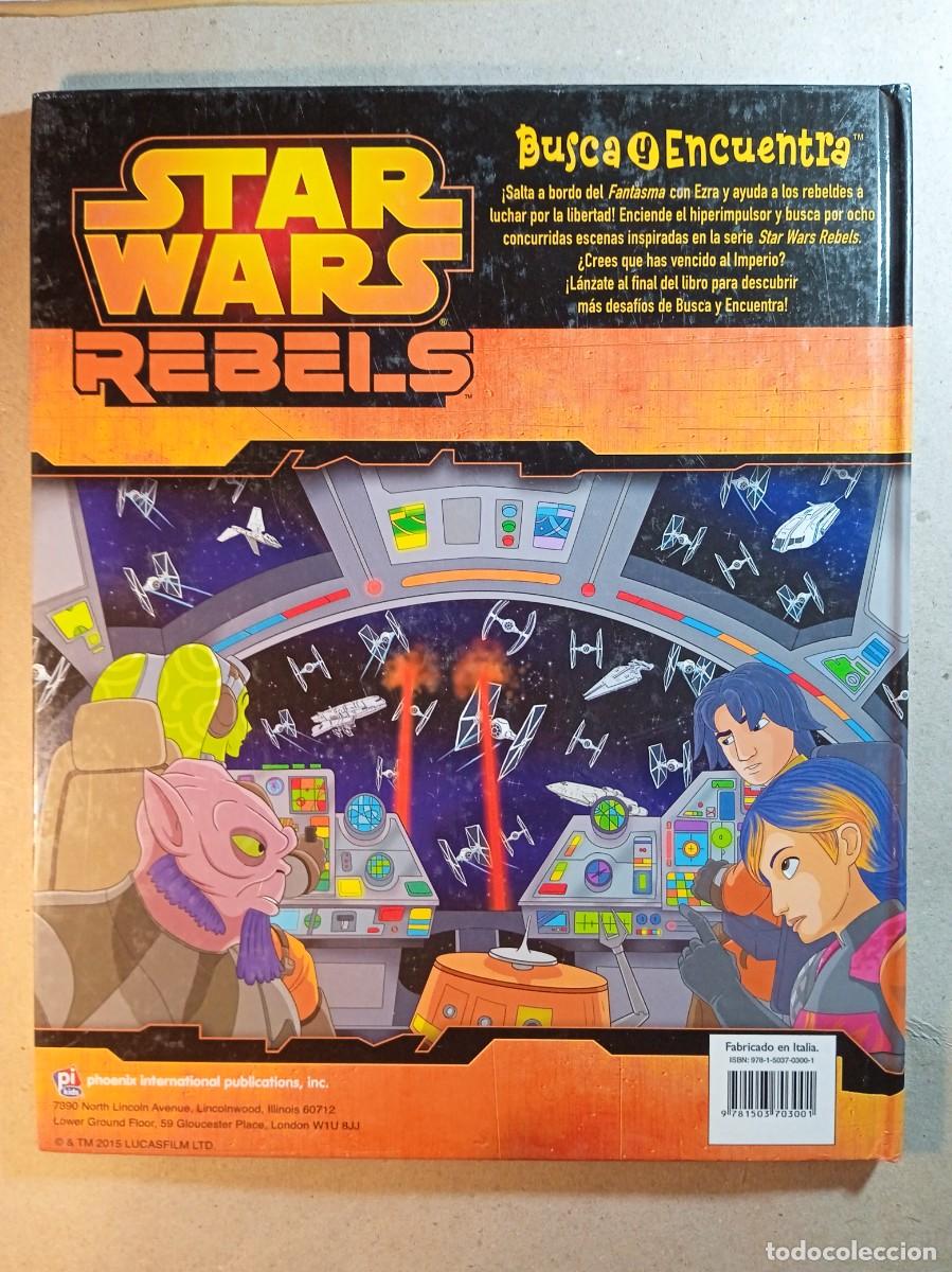 C&oacute;mics: COMIC DE STAR WARS REBELS BUSCA Y ENCUENTRA TAPA DURA - Foto 2