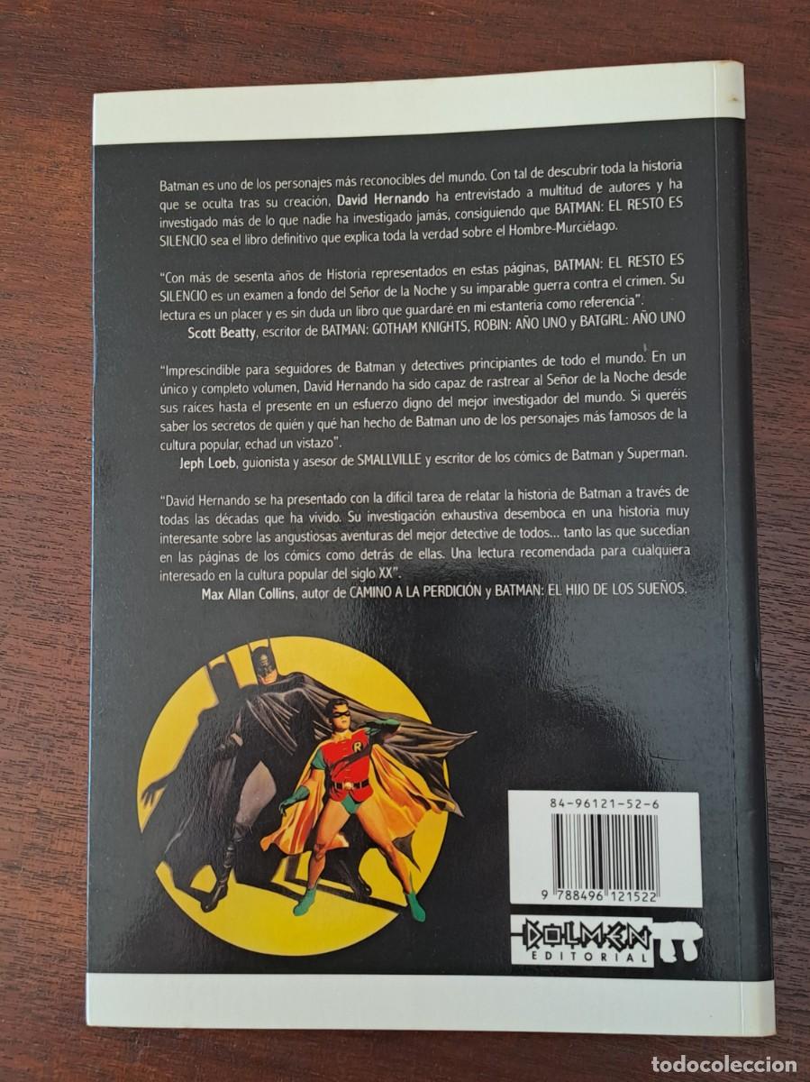 C&oacute;mics: Batman El resto es silencio. Dolmen Pretextos #4 - Foto 3