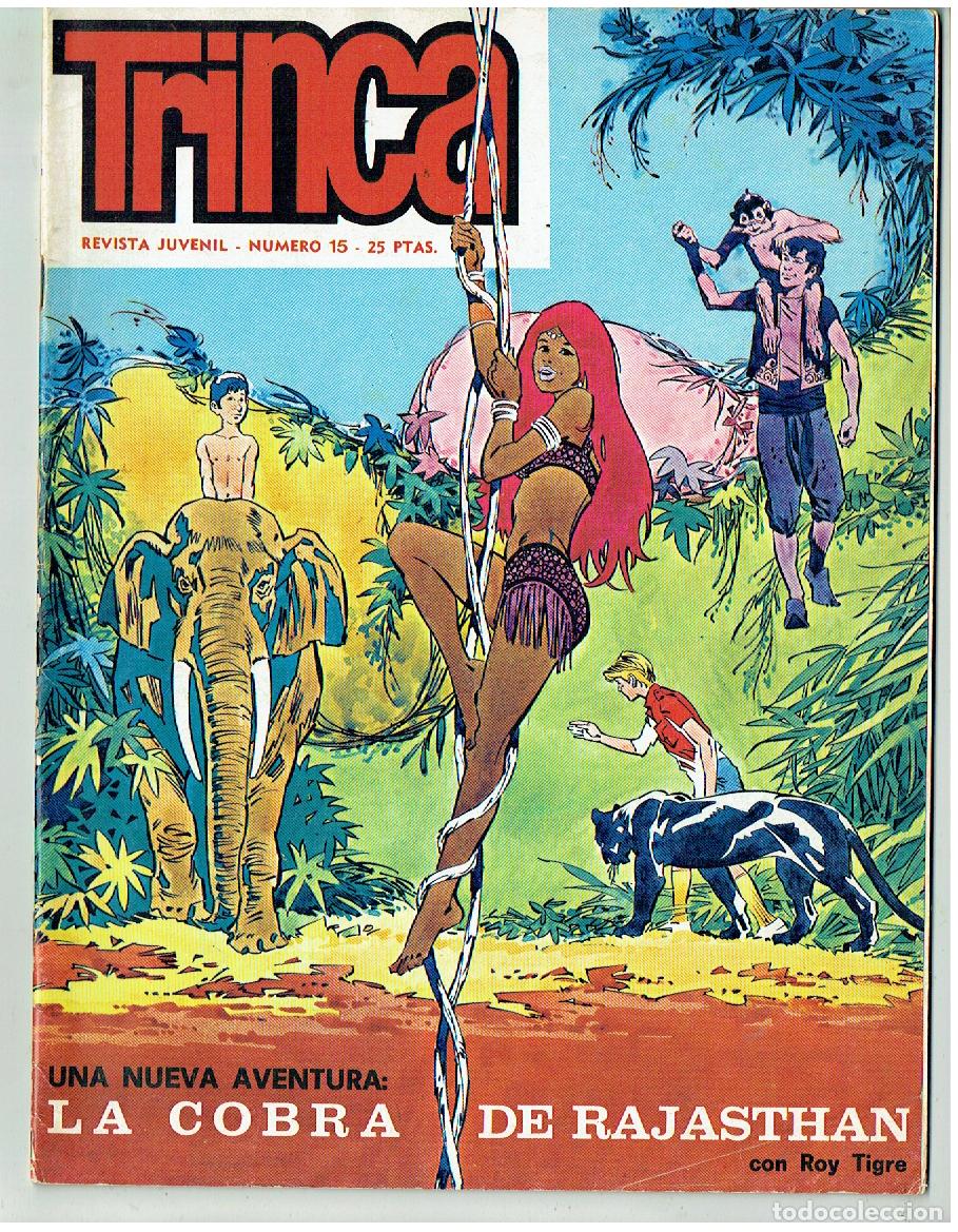 C&oacute;mics: TRINCA. N&ordm; 15. LA COBRA DE RAJASTHAN. DONCEL, 1971.(B/39.3 RUM)