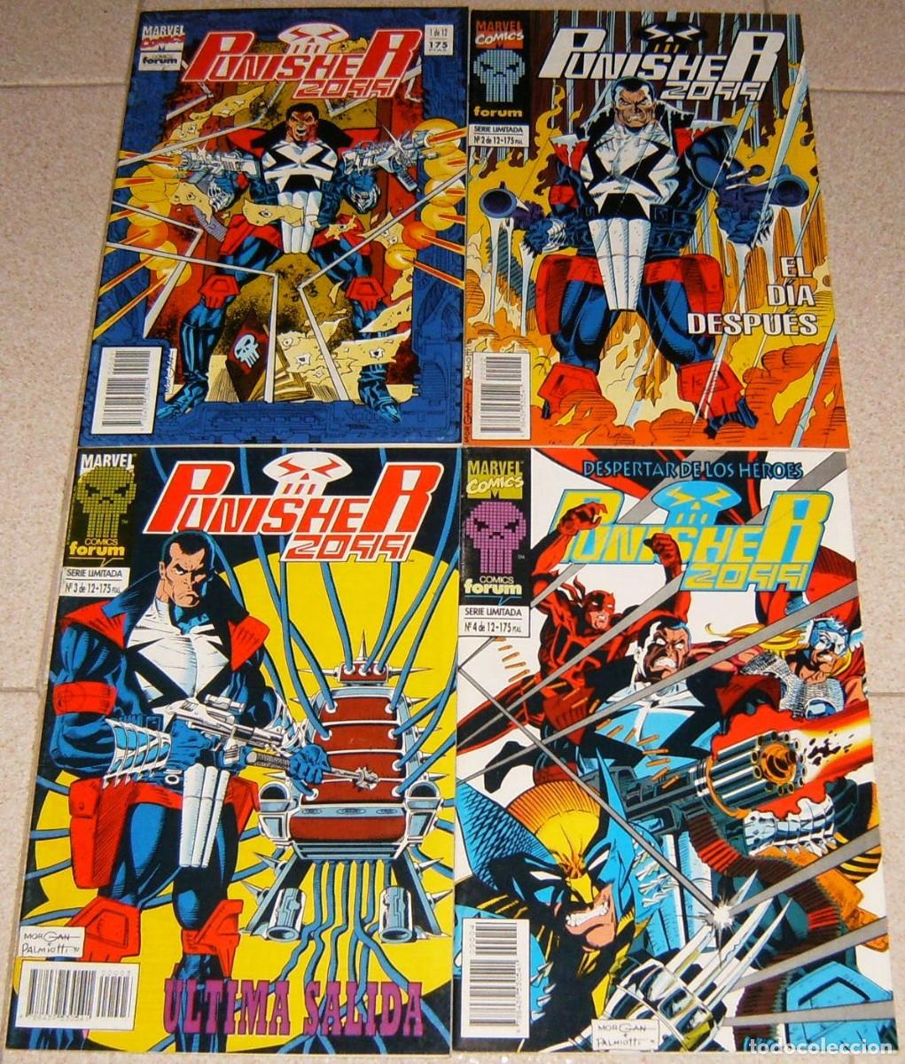 C&oacute;mics: PUNISHER 2099 . 1 2 3 4 . LOTE DE 4 N&Uacute;MEROS (DE 12). FORUM . EL CASTIGADOR