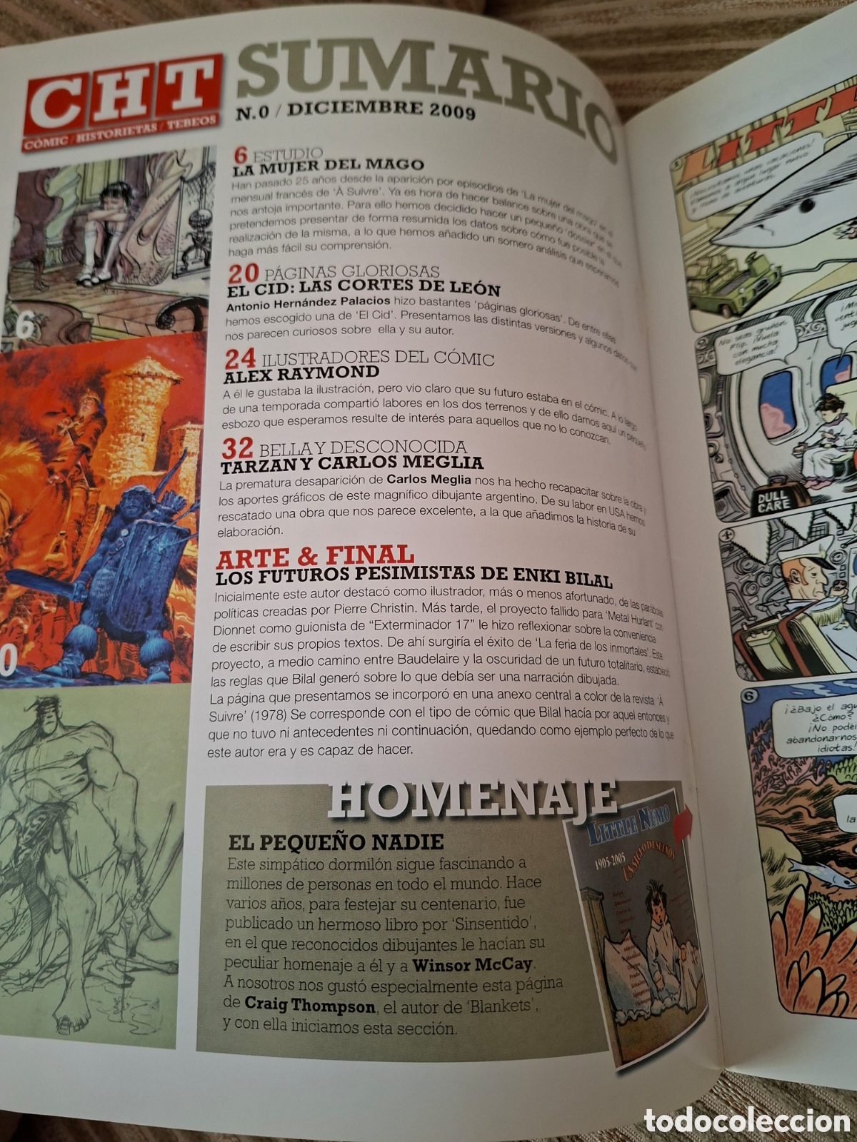 C&oacute;mics: CHT (COMIC/HISTORIETAS/TEBEOS), N &deg; 0, diciembre 2009 - Foto 3