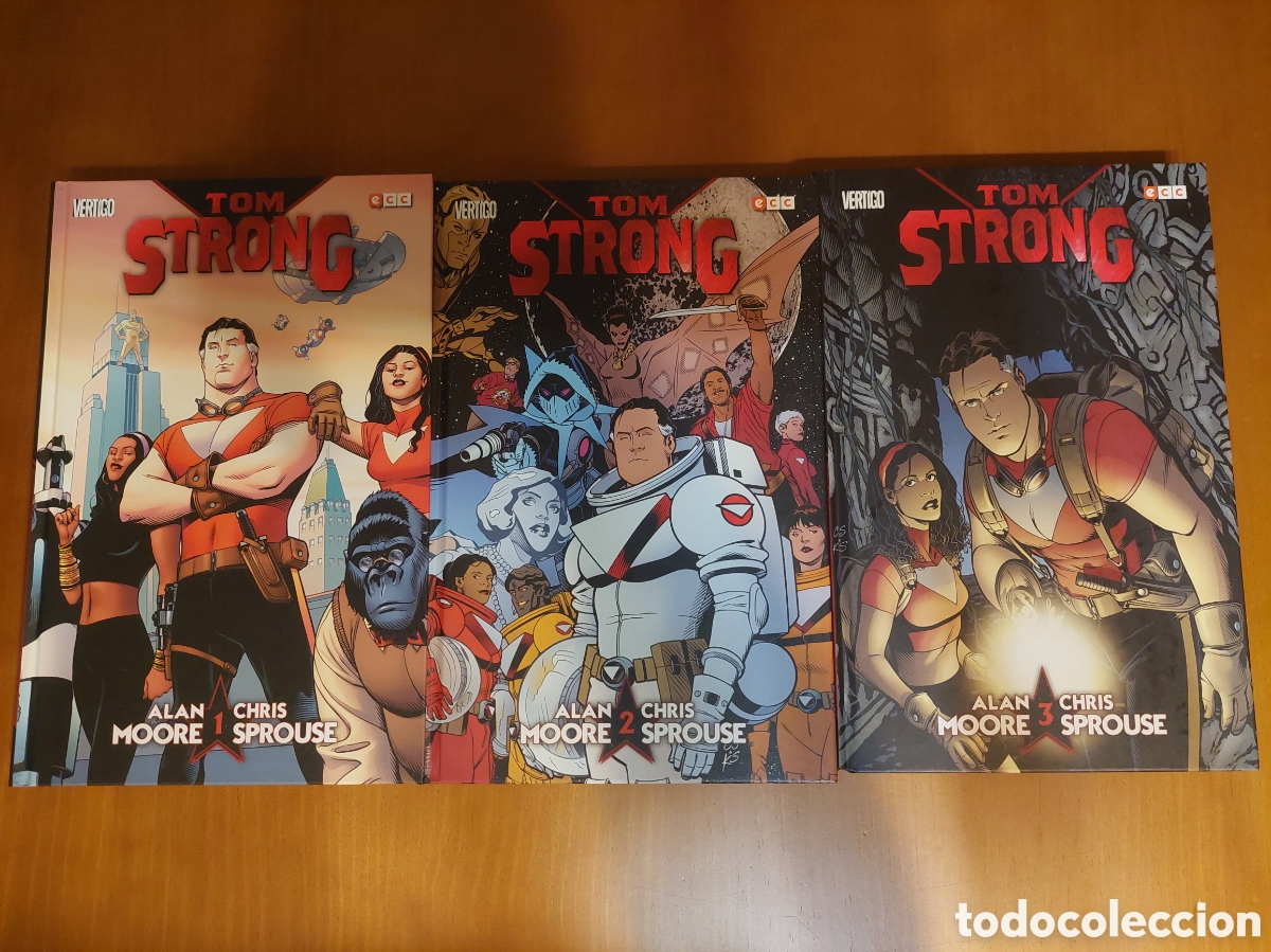 C&oacute;mics: TOM STRONG. COLECCI&Oacute;N COMPLETA DE 3 TOMOS