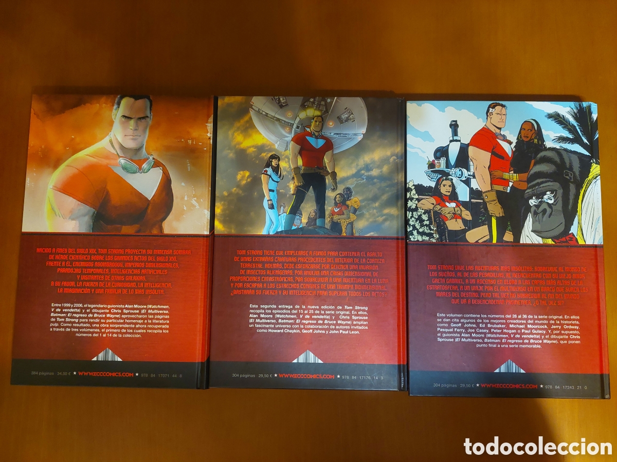 C&oacute;mics: TOM STRONG. COLECCI&Oacute;N COMPLETA DE 3 TOMOS - Foto 2