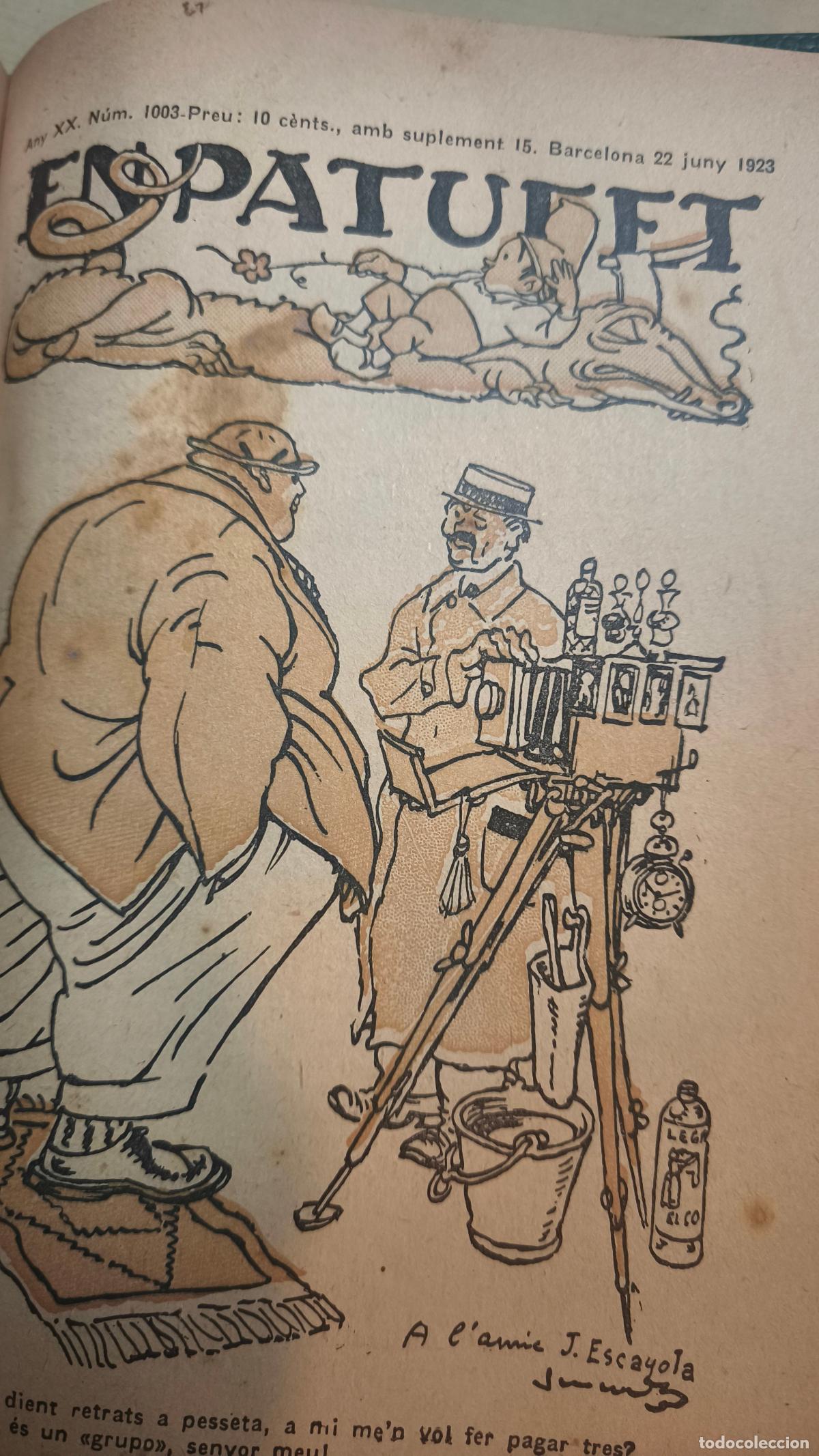 Fumetti: PATUFET A&Ntilde;O XIX / 1&ordf; &Eacute;POCA / 1922 / A&Ntilde;O COMPLETO / 50 EJEMPLARES / 2 TOMOS / FORMATO MEDIO