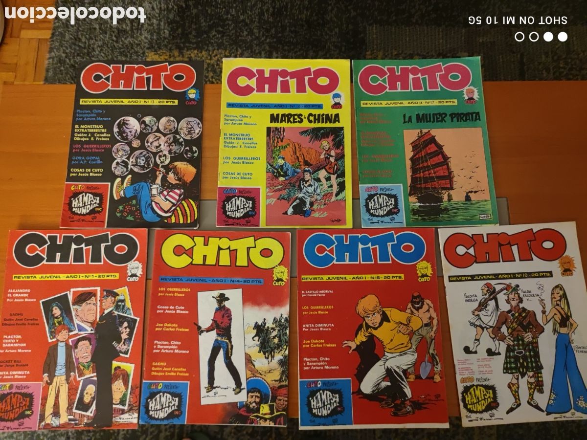 C&oacute;mics: Lote 11 Comics Revista Juvenil CHITO (1974) - Foto 5