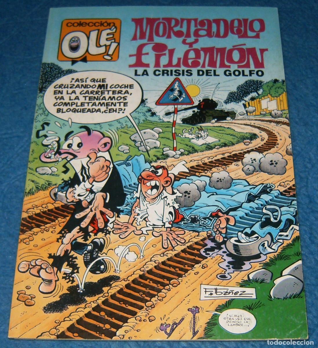 C&oacute;mics: MORTADELO y FILEMON Ediciones B, N&ordm; 213 &rdquo; LA CRISIS DEL GOLFO &rdquo;, Tapa BLANDA