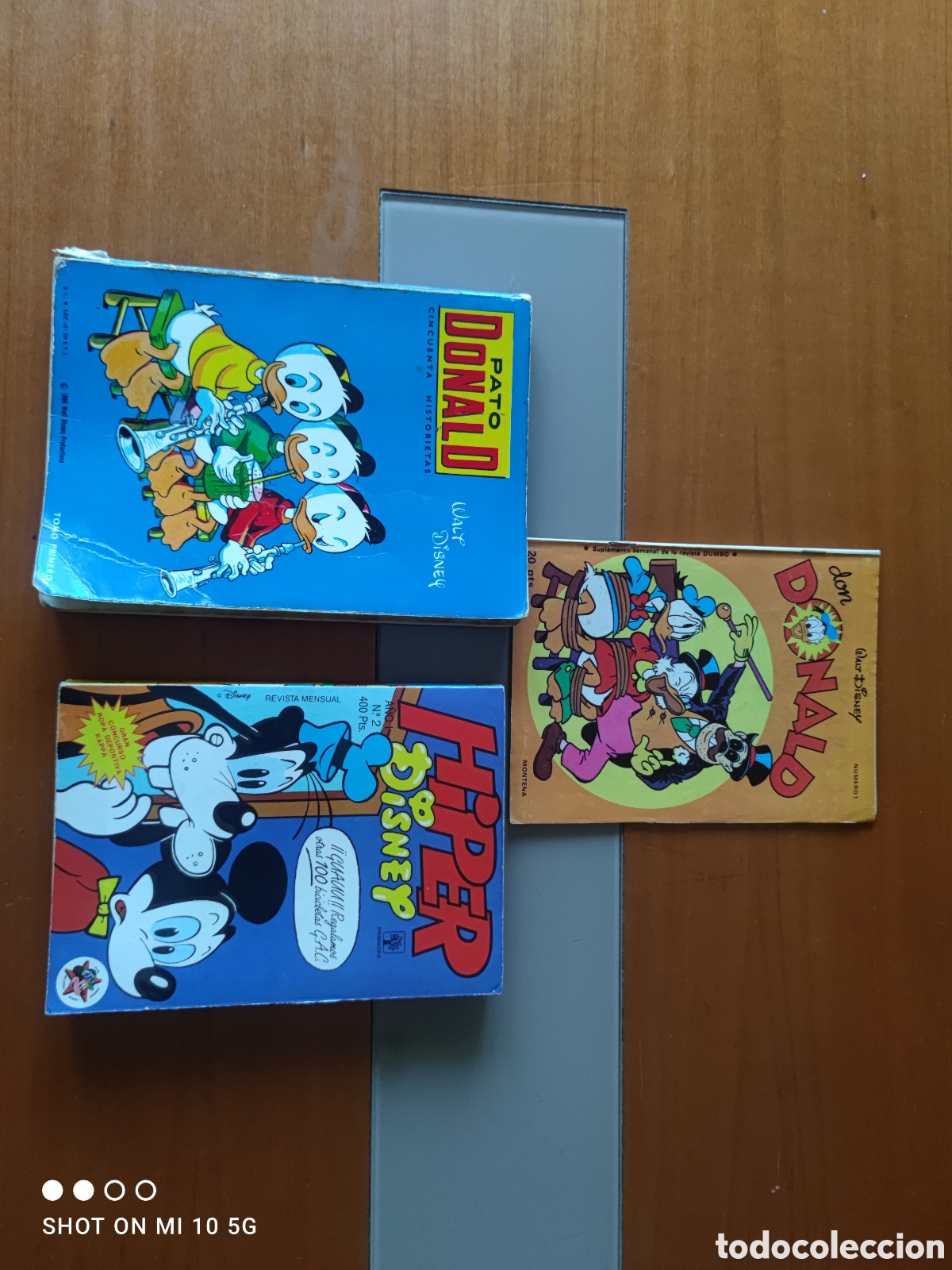 C&oacute;mics: Lote 3 Comics Disney - Pato Donald,Hiper Disney y Don Donald
