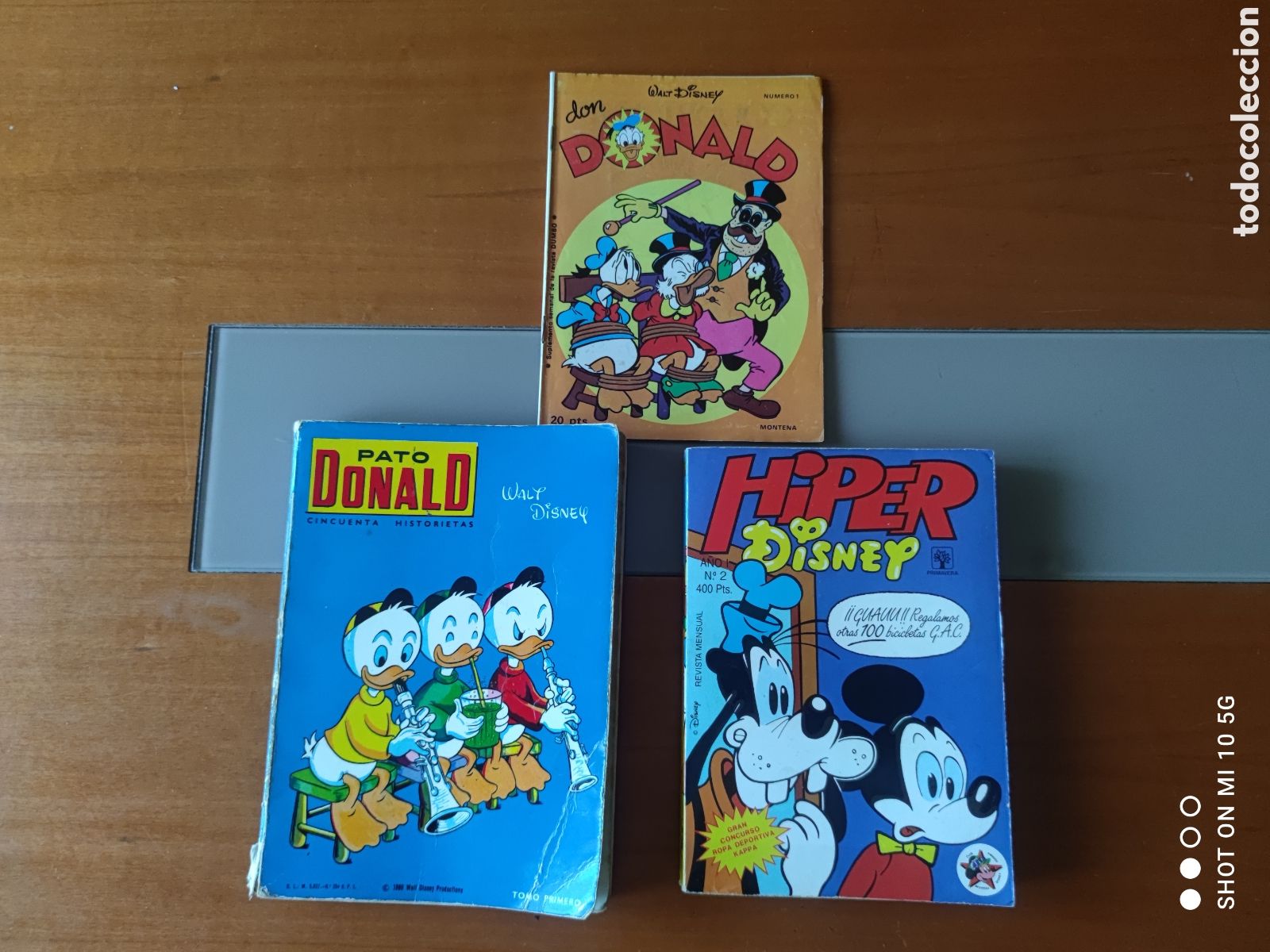 C&oacute;mics: Lote 3 Comics Disney - Pato Donald,Hiper Disney y Don Donald