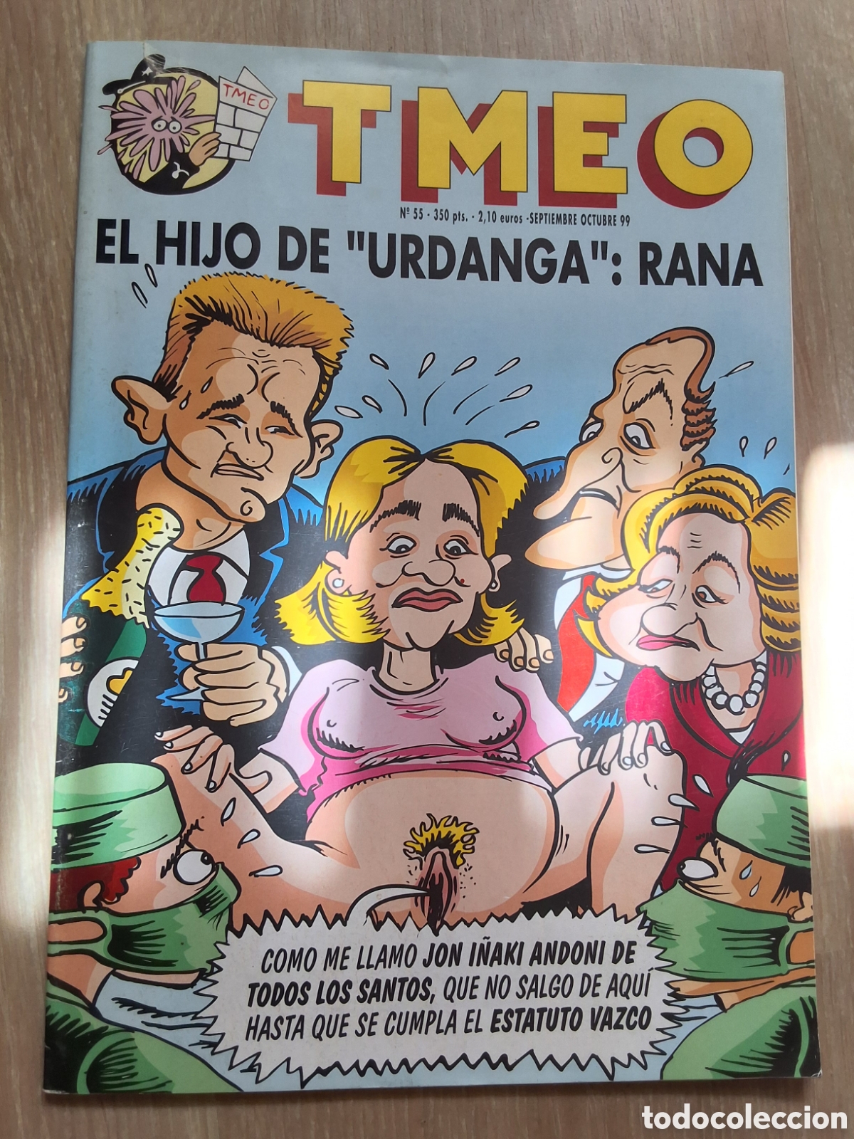 C&oacute;mics: Tmeo comic n&uacute;mero 55 a&ntilde;o 1999/10 Urdanga:rana