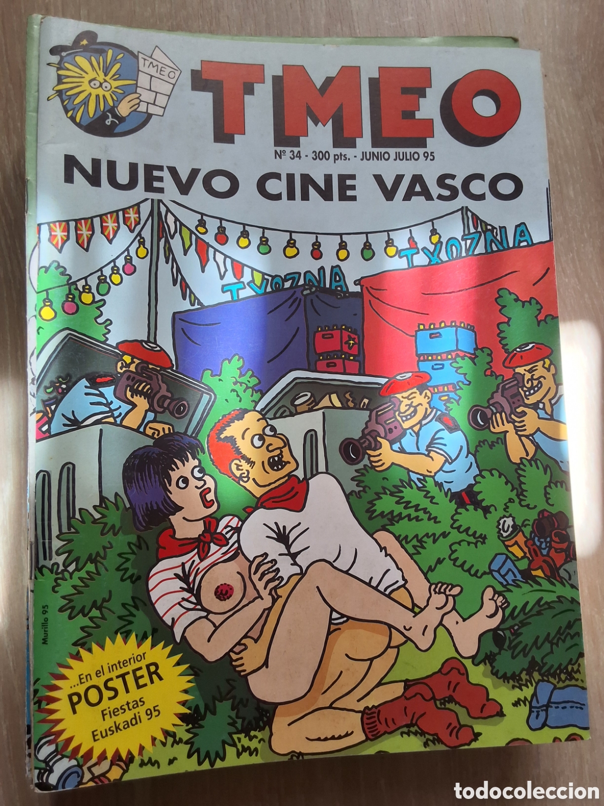 Fumetti: Tmeo comic n&uacute;mero 34 a&ntilde;o 1995/6 cine vasco