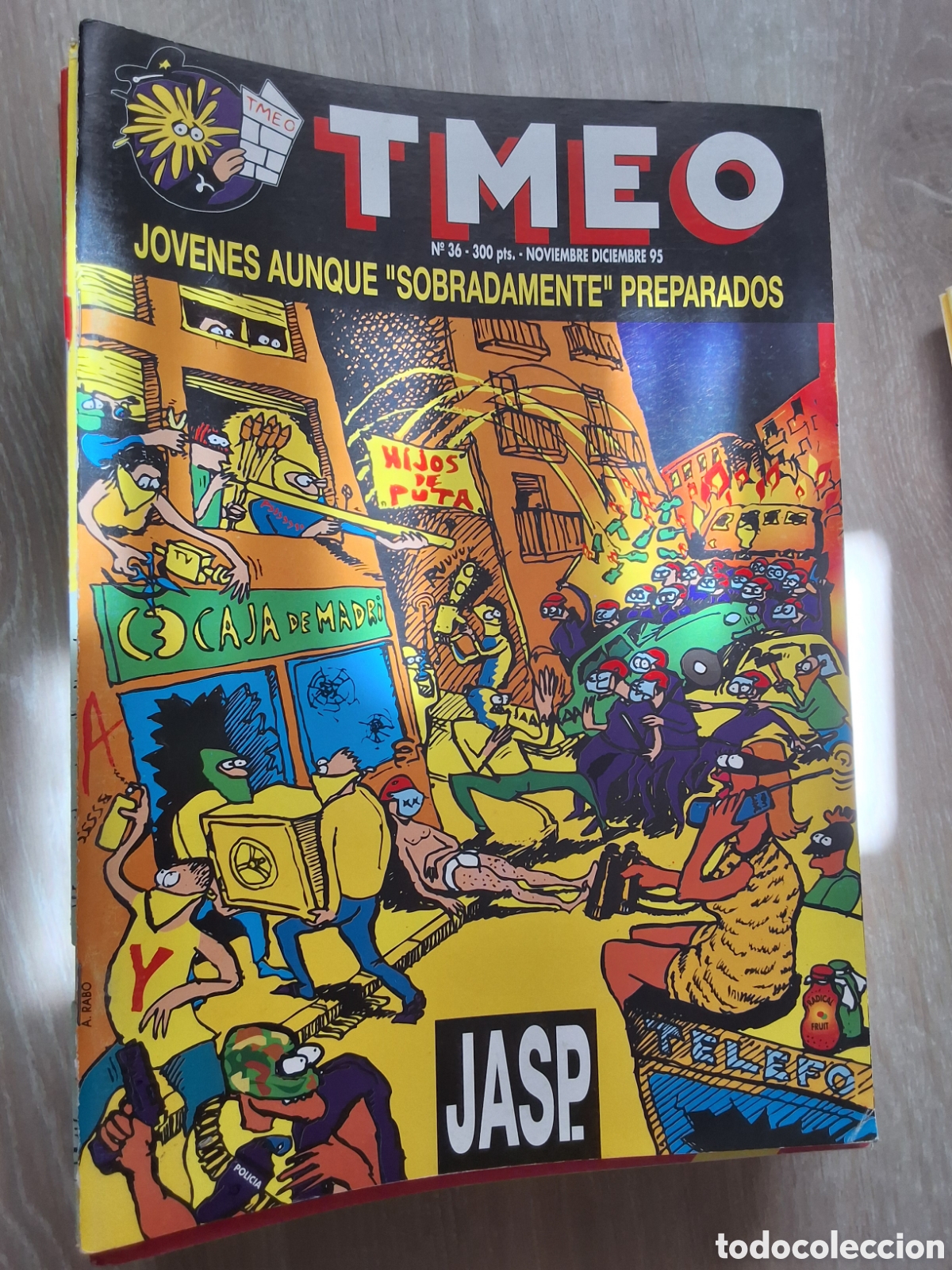 C&oacute;mics: Tmeo comic n&uacute;mero 36 a&ntilde;o 1995/11 Jasp (J&oacute;venes aunque sobradamente preparados )