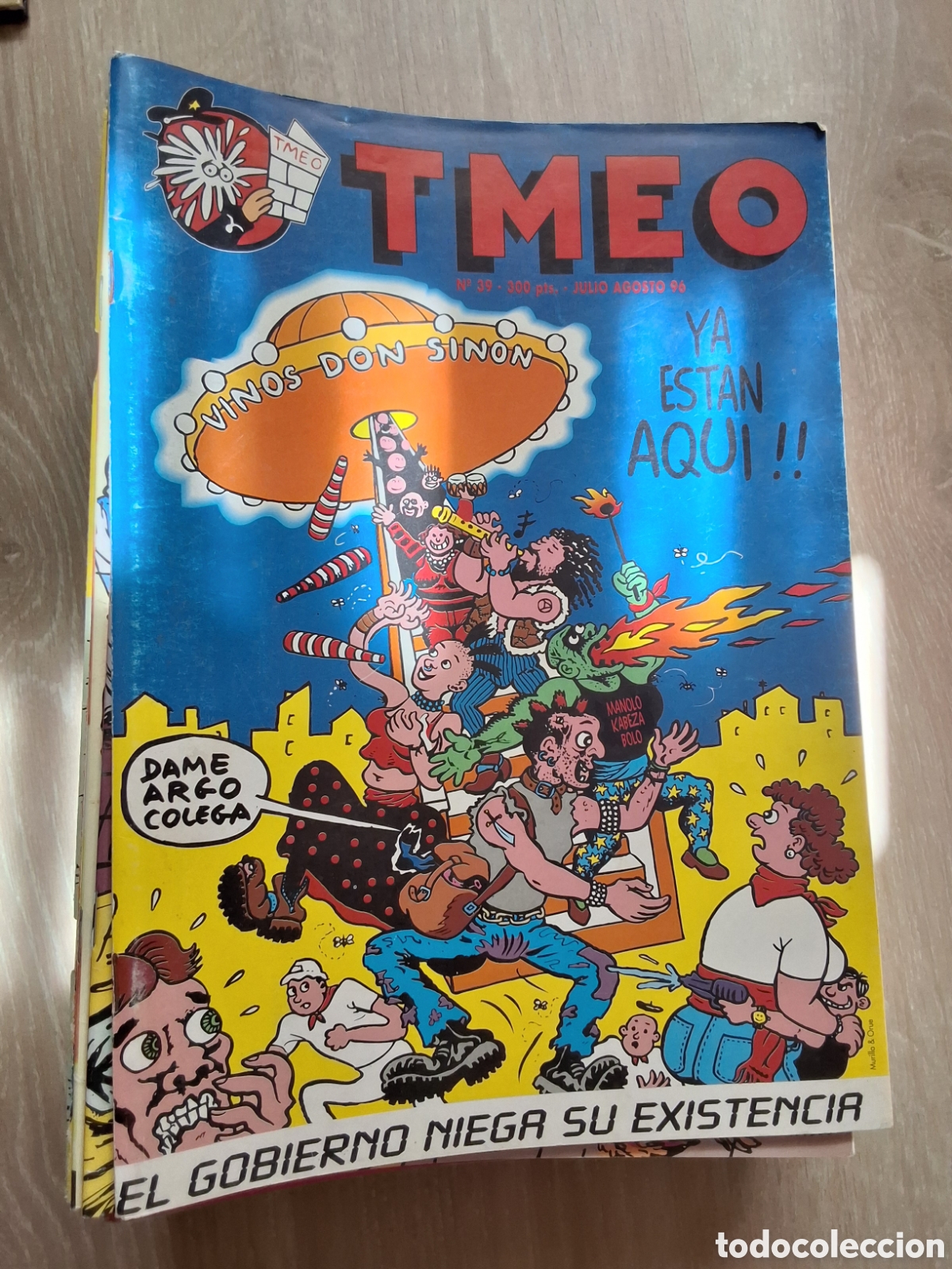 C&oacute;mics: Tmeo comic n&uacute;mero 39 a&ntilde;o 1996/7 ovnis ya estan aqui