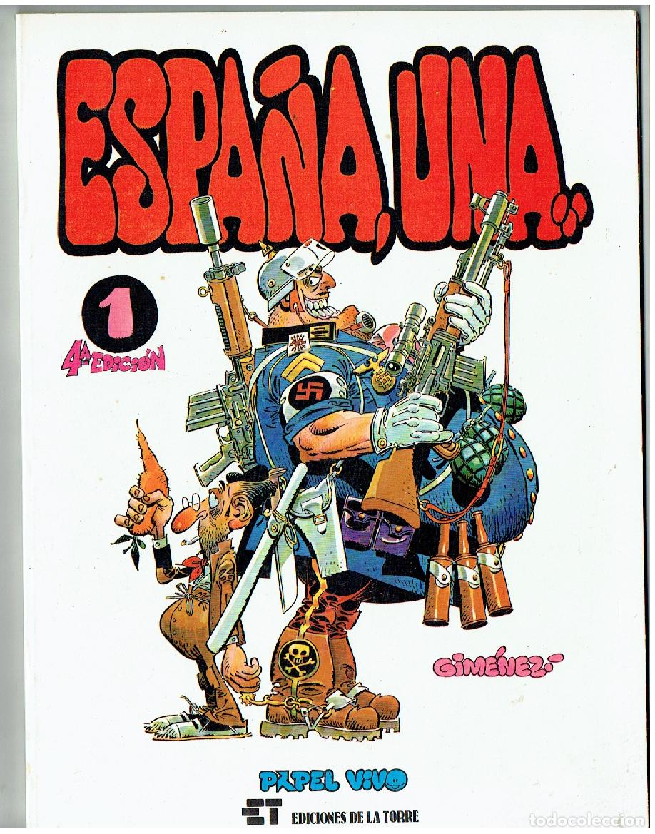 C&oacute;mics: PAPEL VIVO. N&ordm; 1. ESPA&Ntilde;A, UNA . .. EDICIONES DE LA TORRE. 1982. (B/61. RUM)