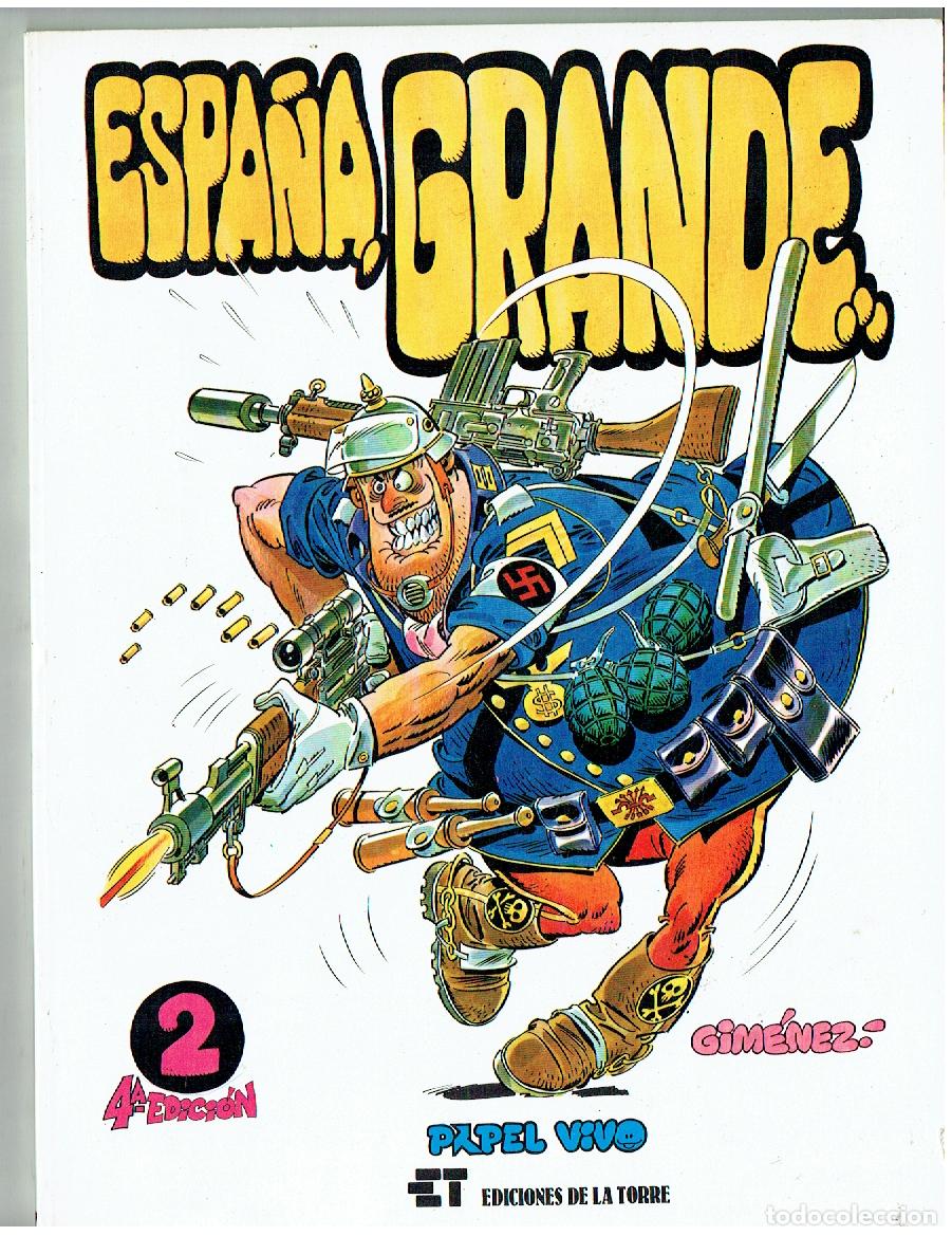 C&oacute;mics: PAPEL VIVO. N&ordm; 2. ESPA&Ntilde;A, GRANDE . .. EDICIONES DE LA TORRE. 1982. (B/61. RUM)